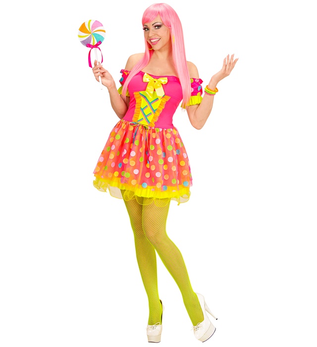 "FILLE BONBON" (robe, sucette)