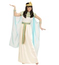 "CLEOPATRE" (robe avec ceinture, col, manchettes, coiffe, cape)