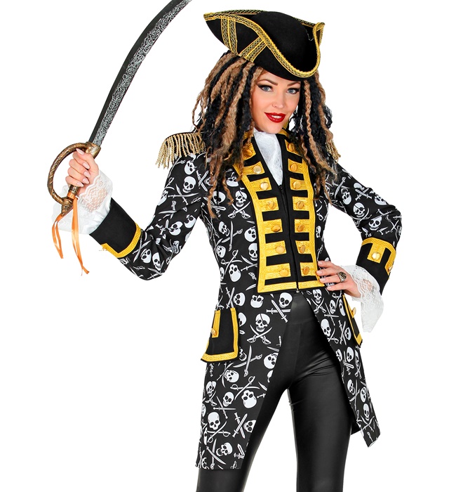[49691] "MANTEAU DE PARADE PIRATE" pour femme (S)