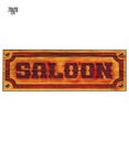 "DECORATION WESTERN SALOON" 78x26 cm
