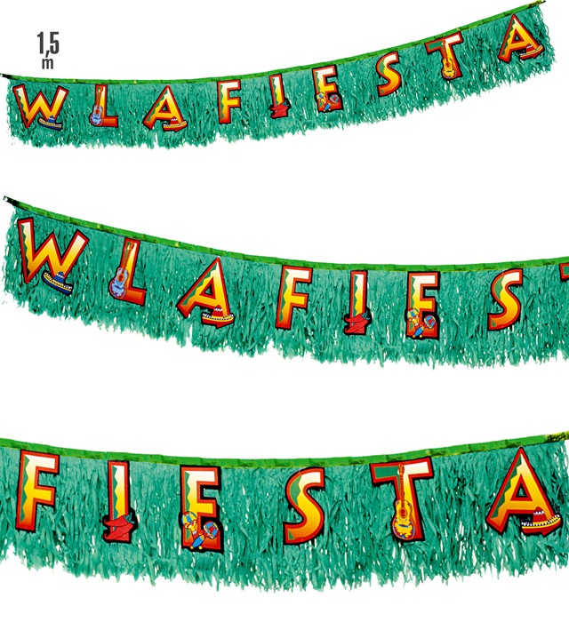 "GUIRLANDE W LA FIESTA" 1,50 m