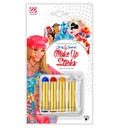Set de "4 CRAYONS MAQUILLAGE CARNAVAL GRANDES" - 21 ml