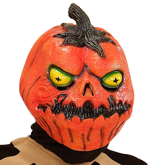 [00389] "MASQUE CITROUILLE HORRIBLE POUR ENFANT"