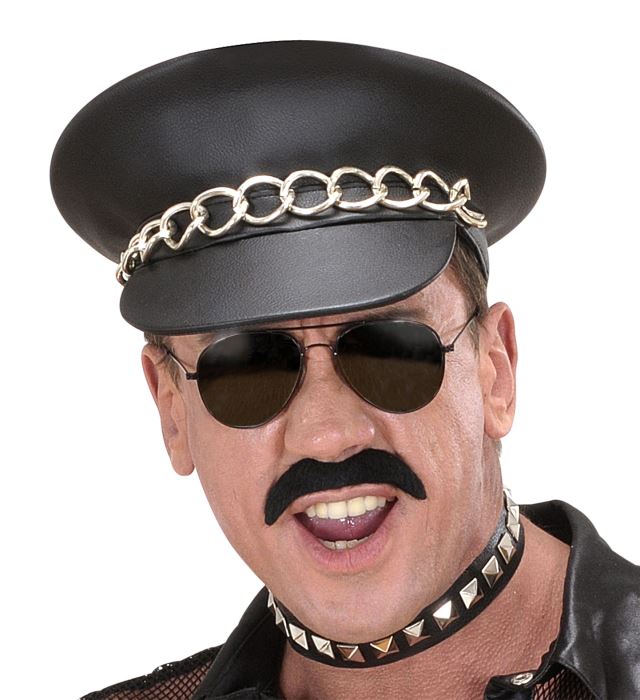 "CASQUETTE DE ROCKER" simili cuir
