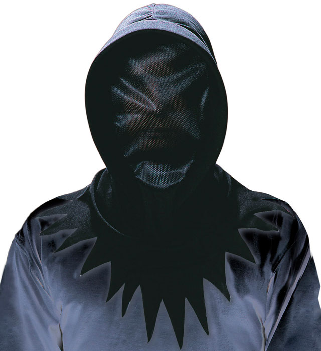 "MASQUE A CAPUCHE NOIR"