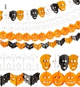 "GUIRLANDE HALLOWEEN" 3 m environ - 4 styles