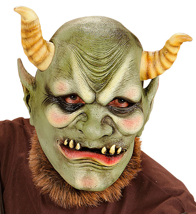 [00410] "MASQUE MECHANT ORC TETE COMPLETE"