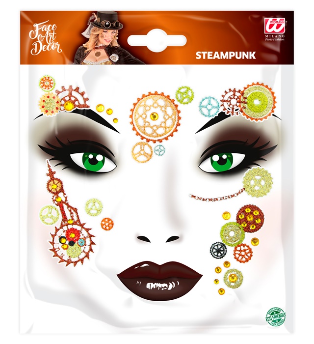 "DÉCOR ART VISAGE ADHESIF STEAMPUNK "