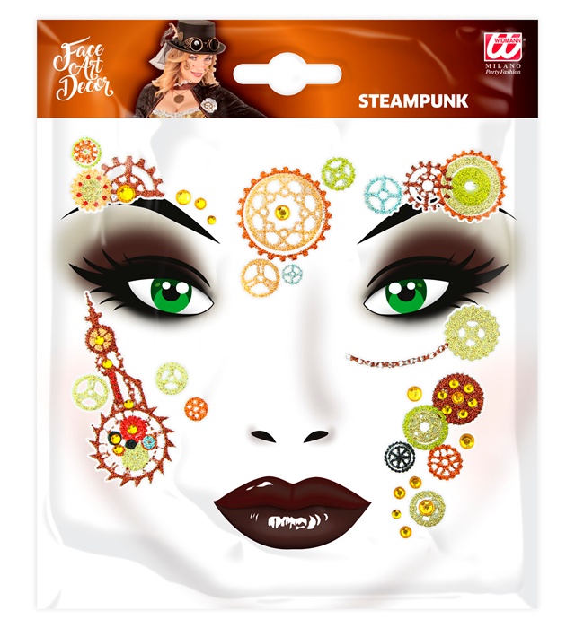 [51964] "DÉCOR ART VISAGE ADHESIF STEAMPUNK "