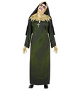 "RELIGIEUSE DEMONIAQUE" (tunique, capuche avec col, gants voile, collier)
