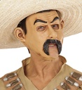"3/4 MASQUE MEXICAIN AVEC OUVERTURE POUR LA BOUCHE"