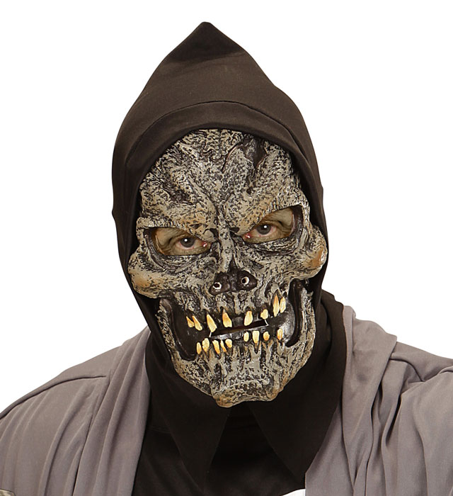 "DEMI-MASQUE A CAPUCHE DE FAUCHEUREN MOUSSE DE LATEX POUR ENFANT"