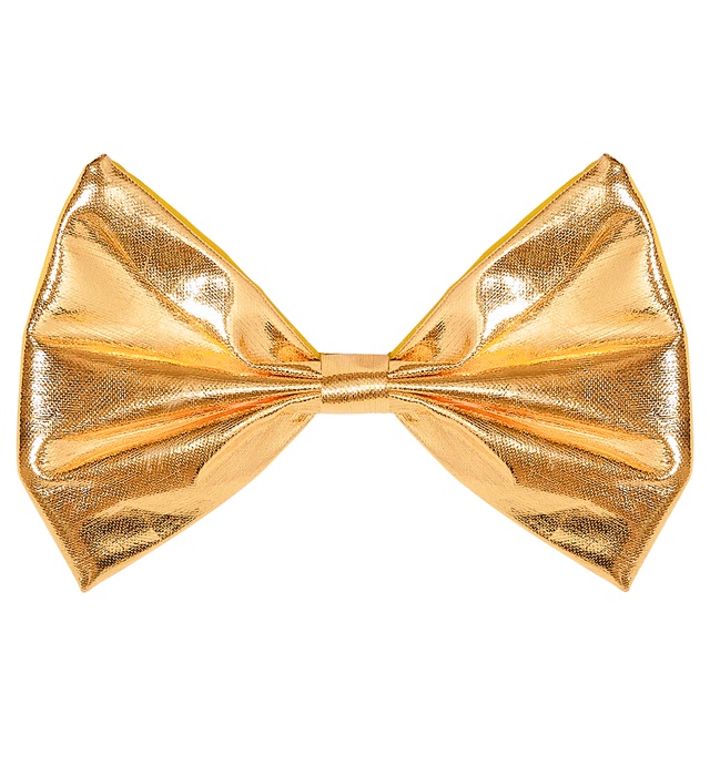 "NOEUD PAPILLON DORÉ MÉTALLISÉ"