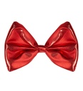 "NOEUD PAPILLON ROUGE MÉTALLISÉ"