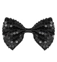 "NOEUD PAPILLON NOIR PAILLETTES"