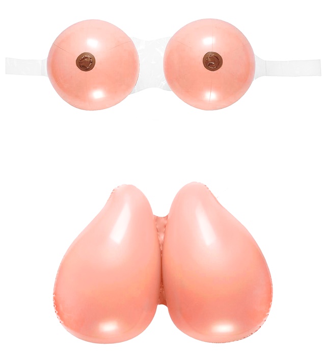 [5379T] "COUSSINS GONFLABLES SUPER POITRINE ET FESSES"