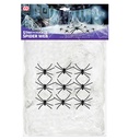 "TOILE D’ARAIGNÉE BLANCHE DE 200 g AVEC 9 ARAIGNÉES"