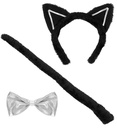 Set de "CHATTE" oreilles, noeud papillon, queue, coul. Noire seulement