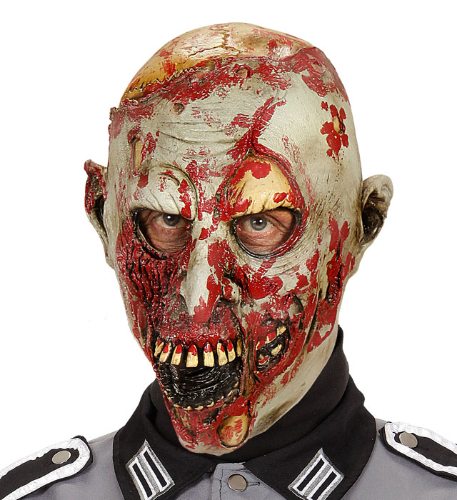 [00505] "MASQUE ZOMBIE MORTEL TETE COMPLETE"