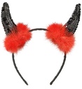 "CORNES DE DIABLE NOIRES SEQUIN"
