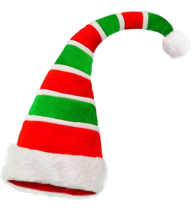 "CHAPEAU ELFE PELUCHE REMBOURRÉ"