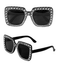 _x000D_ "LUNETTES DE PAILLETTES NOIRES"