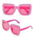 _x000D_ "LUNETTES DE PAILLETTES ROSE"