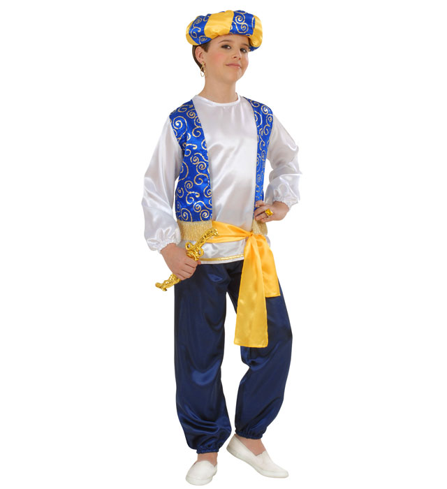 "PRINCE ARABE" (chemise, gilet, pantalon, ceinture, turban)