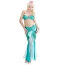 "SIRENE" (robe avec collier de perles, serre-tête avec perles)