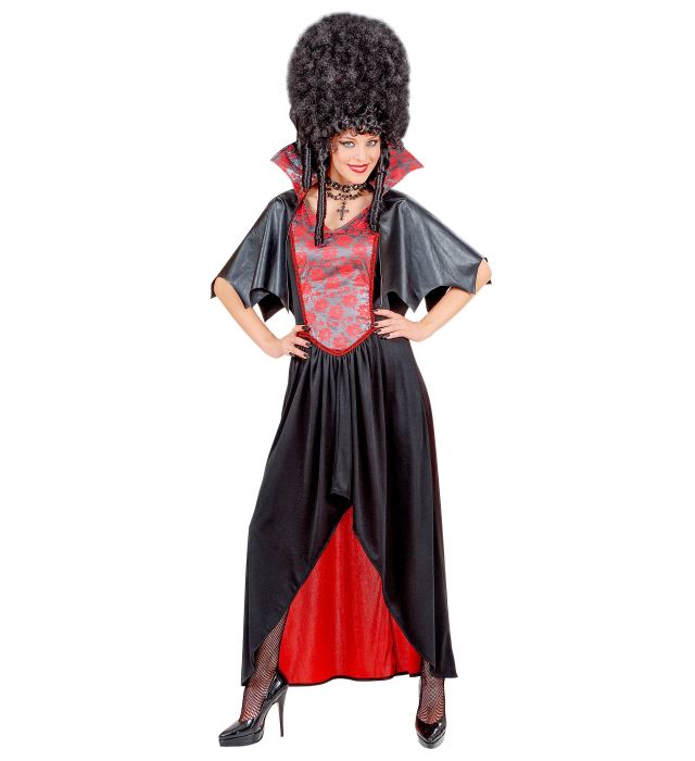 [56262] "FEMME VAMPIRE BAROQUE" (robe, cape avec collar) (M)