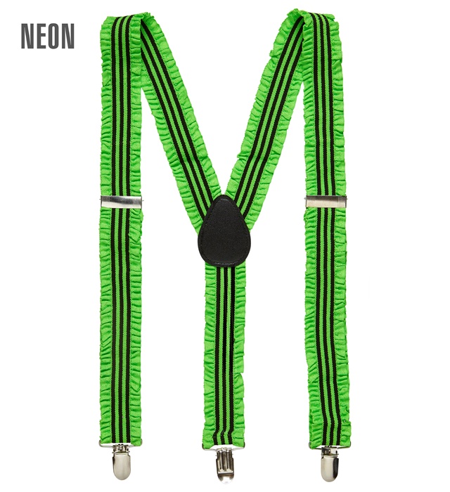 [00605] "BRETELLES A FRONCES VERT NEON"