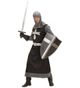 "CROISE OBSCUR" (casaque longue, ceinture, capuche)