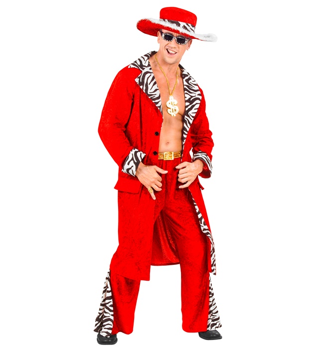 "ROI DES MARLOUS" velours (long gilet, pantalon, ceinture, chapeau)