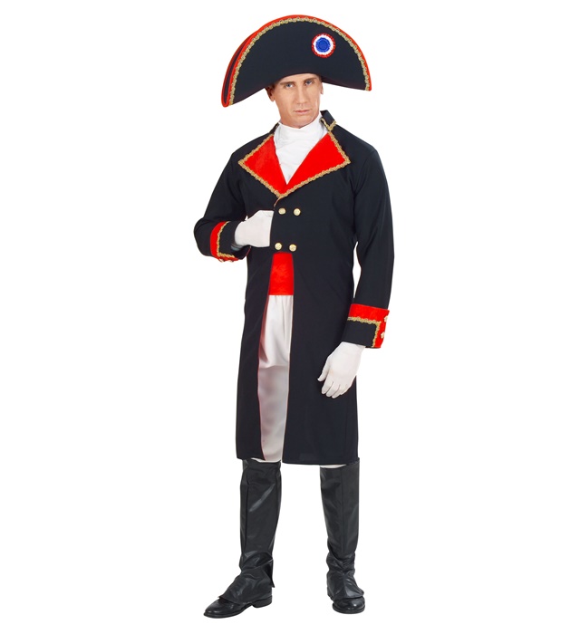 "NAPOLEON" (veste longue, jabot, pantalon, ceinture, surbottes, chapeau)