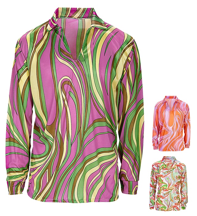 "CHEMISE FUNKY FEVER" 3 coul.