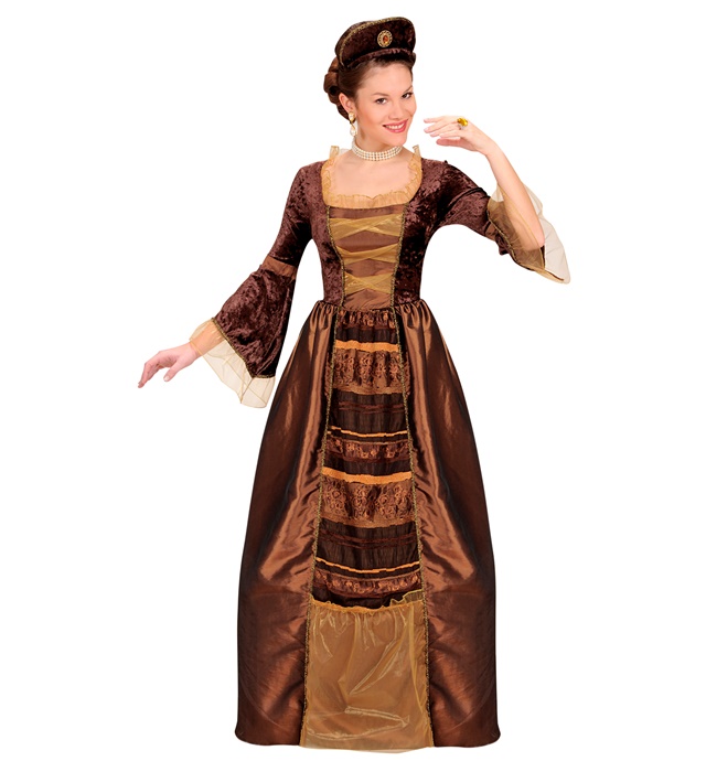 "BARONNE BAROQUE" (robe avec jupon, couvre-chef)