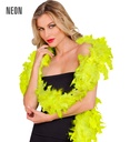 "BOA EN PLUMES JAUNE FLUO" - 1,80 m - 50 g