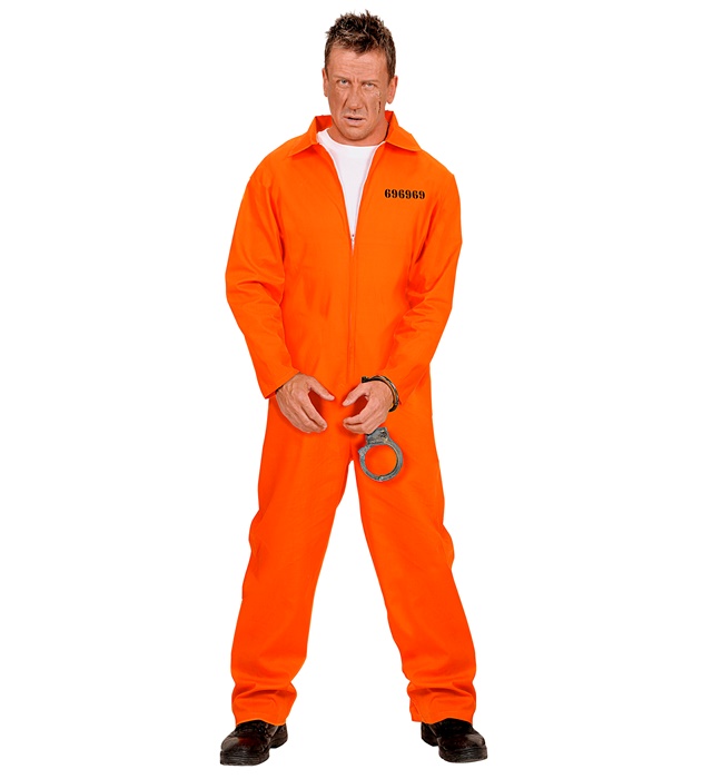 "DETENU" (costume, menottes)