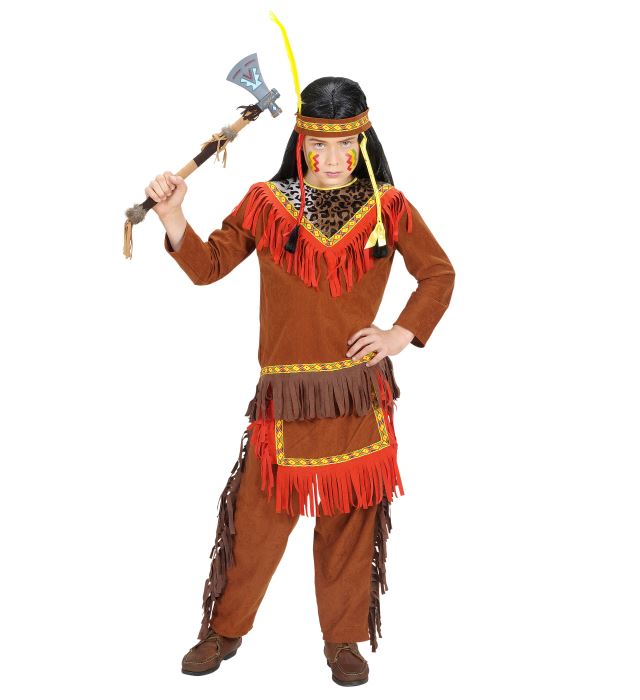 "INDIEN" (casaque, pantalon, bandeau avec plume)