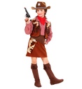 "COWGIRL" (chemise, veste, jupe, ceinture avec étui, surbottes, bandana)