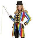 " MANTEAU DE PARADE ARC-EN-CIEL" pour femme