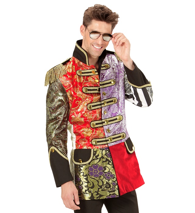 "MANTEAU DE PARADE EN PATCHWORK JACQUARD" pour homme