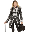 "MANTEAU DE PARADE JACQUARD ARGENTE" pour femme