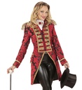 "MANTEAU DE PARADE JACQUARD ROUGE" pour femme