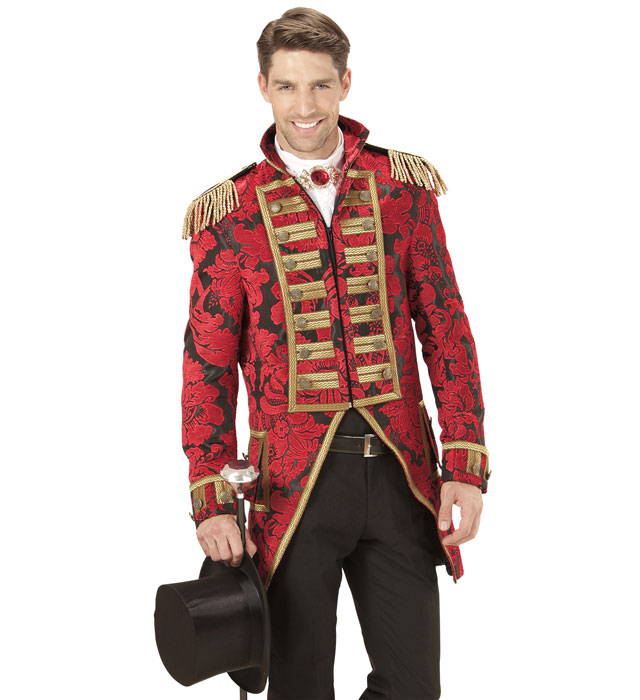 "MANTEAU DE PARADE JACQUARD ROUGE" pour homme