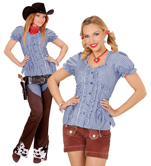 "CHEMISE BLEUE A CARREAUX"
