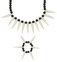 "BIJOUX HOMME DES CAVERNES" (collier, bracelet)