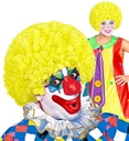 "PERRUQUE CLOWN BOUCLEE" jaune