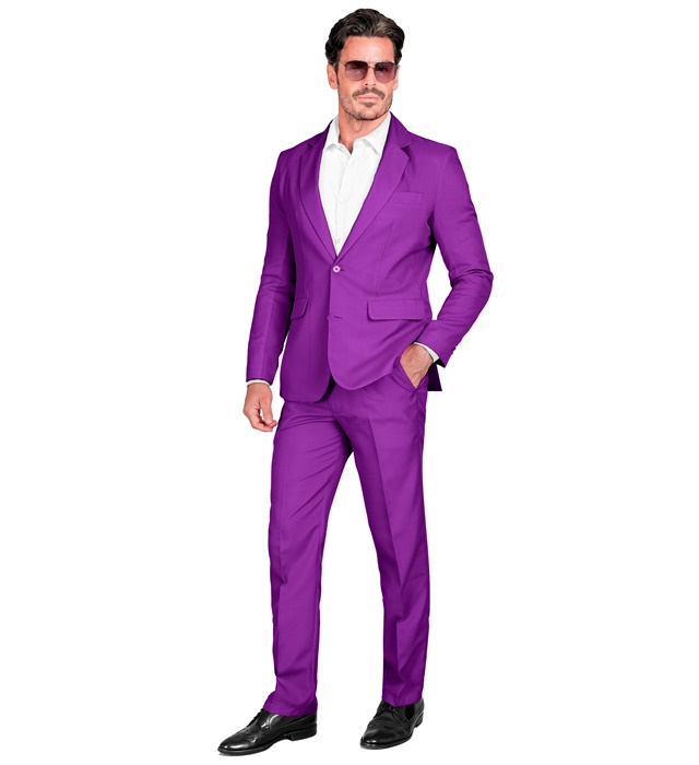 "COSTUME VIOLET PARTY FASHION" (veste, pantalon)