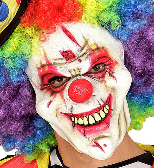 [00833] "DEMI-MASQUE CLOWN TUEUR"